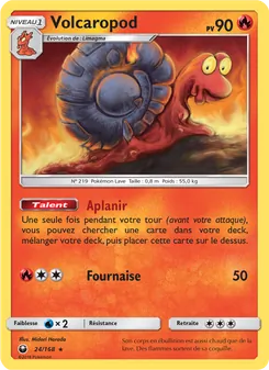 Carte Volcaropod de l'extension Tempête Céleste, numéro 24/168