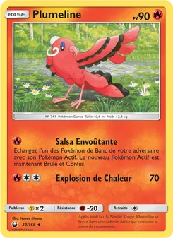 Carte Plumeline de l'extension Tempête Céleste, numéro 30/168