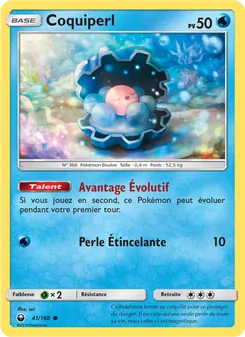 Carte Coquiperl de l'extension Tempête Céleste, numéro 41/168
