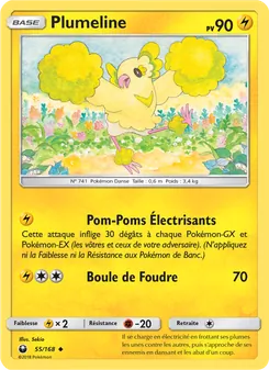 Carte Plumeline de l'extension Tempête Céleste, numéro 55/168