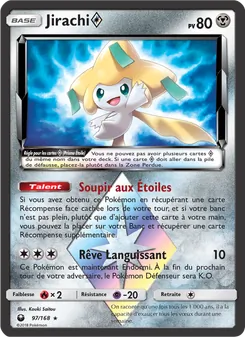 Carte Jirachi ◇ de l'extension Tempête Céleste, numéro 97/168