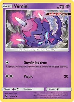 Carte Vémini de l'extension Tonnerre Perdu, numéro 107/214