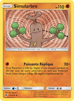 Carte Simularbre de l'extension Tonnerre Perdu, numéro 110/214