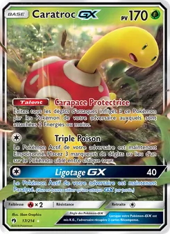 Carte Caratroc GX de l'extension Tonnerre Perdu, numéro 17/214