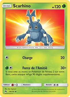 Carte Scarhino de l'extension Tonnerre Perdu, numéro 18/214