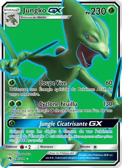 Carte Jungko GX de l'extension Tonnerre Perdu, numéro 196/214