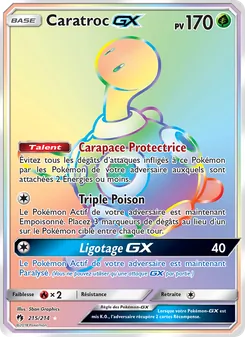 Carte Caratroc GX de l'extension Tonnerre Perdu, numéro 215/214