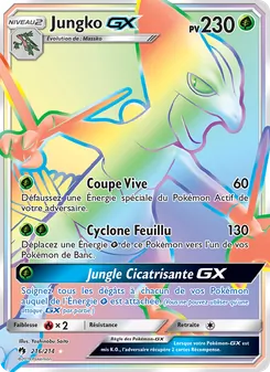 Carte Jungko GX de l'extension Tonnerre Perdu, numéro 216/214