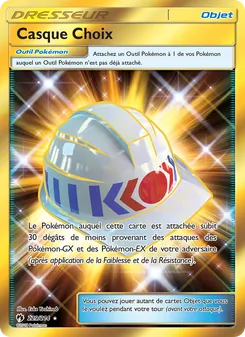 Carte Casque Choix de l'extension Tonnerre Perdu, numéro 229/214