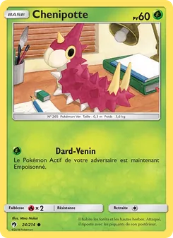 Carte Chenipotte de l'extension Tonnerre Perdu, numéro 24/214