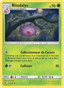 Carte Blindalys de l'extension Tonnerre Perdu, numéro 27/214