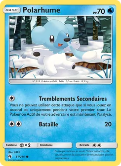 Carte Polarhume de l'extension Tonnerre Perdu, numéro 61/214