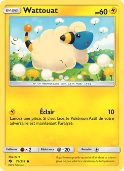 Carte Wattouat de l'extension Tonnerre Perdu, numéro 76/214
