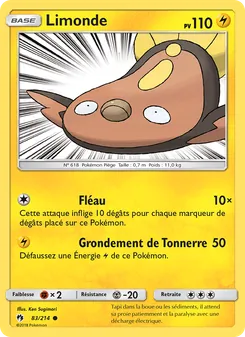 Carte Limonde de l'extension Tonnerre Perdu, numéro 83/214