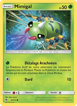Carte Mimigal de l'extension Tonnerre Perdu, numéro 9/214
