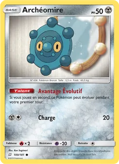 Carte Archéomire de l'extension Duo de Choc, numéro 100/181
