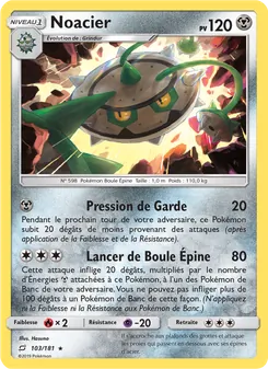 Carte Noacier de l'extension Duo de Choc, numéro 103/181