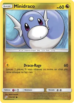 Carte Minidraco de l'extension Duo de Choc, numéro 116/181