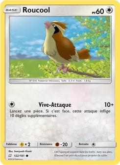 Carte Roucool de l'extension Duo de Choc, numéro 122/181