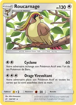 Carte Roucarnage de l'extension Duo de Choc, numéro 124/181