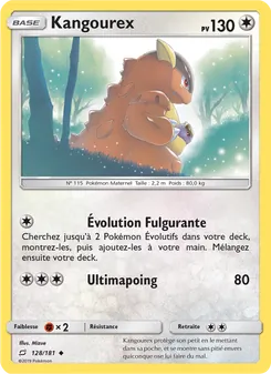 Carte Kangourex de l'extension Duo de Choc, numéro 128/181