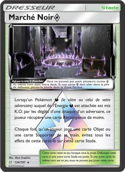 Carte Marché Noir ◇ de l'extension Duo de Choc, numéro 134/181