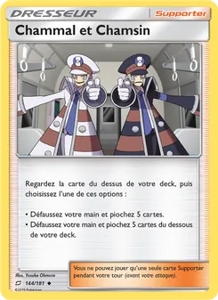 Carte Chammal et Chamsin de l'extension Duo de Choc, numéro 144/181