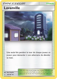 Carte Lavanville de l'extension Duo de Choc, numéro 147/181
