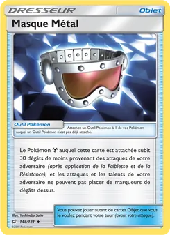 Carte Masque Métal de l'extension Duo de Choc, numéro 148/181