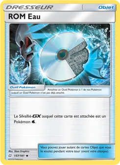 Carte ROM Eau de l'extension Duo de Choc, numéro 157/181
