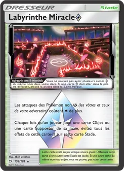 Carte Labyrinthe Miracle ◇ de l'extension Duo de Choc, numéro 158/181