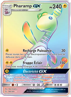 Carte Pharamp GX de l'extension Duo de Choc, numéro 185/181