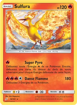 Carte Sulfura de l'extension Duo de Choc, numéro 19/181