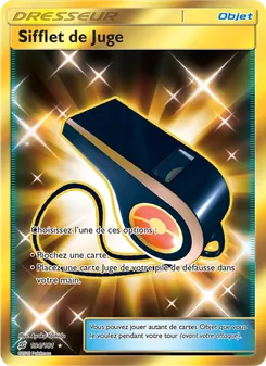 Carte Sifflet de Juge de l'extension Duo de Choc, numéro 194/181