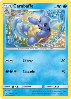 Carte Carabaffe de l'extension Duo de Choc, numéro 24/181