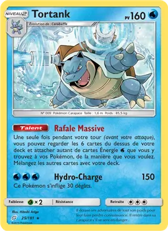Carte Tortank de l'extension Duo de Choc, numéro 25/181