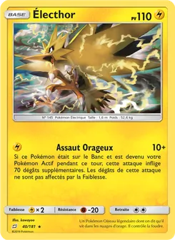 Carte Électhor de l'extension Duo de Choc, numéro 40/181