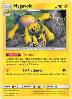 Carte Mygavolt de l'extension Duo de Choc, numéro 48/181