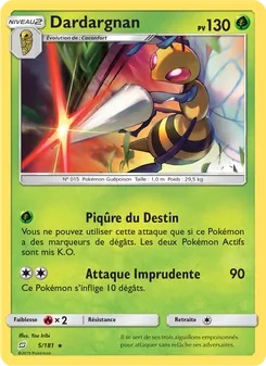 Carte Dardargnan de l'extension Duo de Choc, numéro 5/181