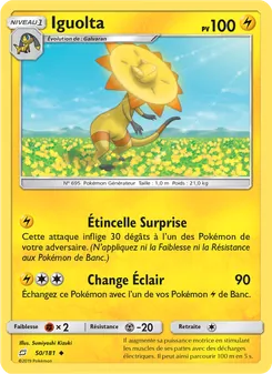Carte Iguolta de l'extension Duo de Choc, numéro 50/181