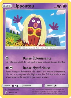 Carte Lippoutou de l'extension Duo de Choc, numéro 68/181