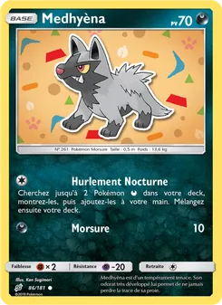 Carte Medhyèna de l'extension Duo de Choc, numéro 86/181