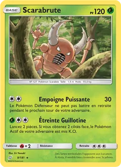 Carte Scarabrute de l'extension Duo de Choc, numéro 9/181