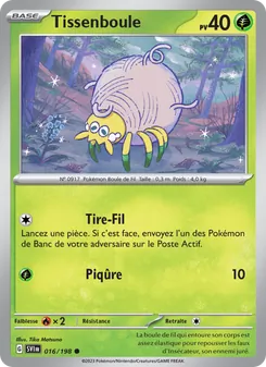 Carte Tissenboule de l'extension Écarlate et Violet, numéro 016/198