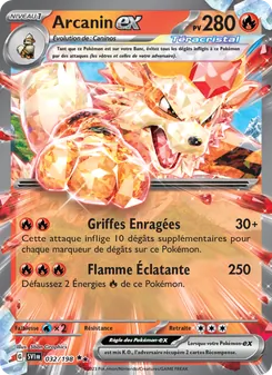 Carte Arcanin-ex de l'extension Écarlate et Violet, numéro 032/198
