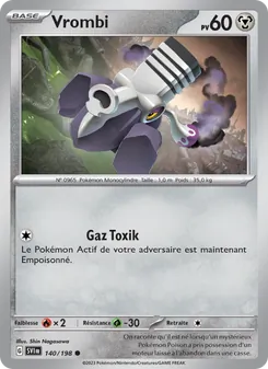 Carte Vrombi de l'extension Écarlate et Violet, numéro 140/198