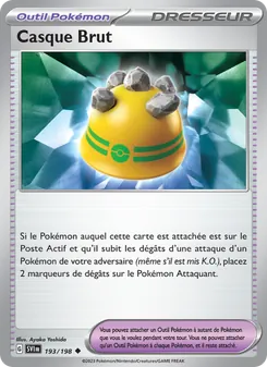 Carte Casque Brut de l'extension Écarlate et Violet, numéro 193/198