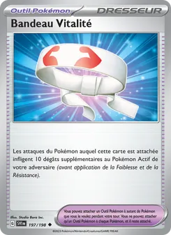 Carte Bandeau Vitalité de l'extension Écarlate et Violet, numéro 197/198