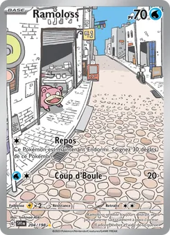 Carte Ramoloss de l'extension Écarlate et Violet, numéro 204/198
