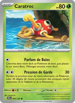 Carte Caratroc de l'extension Flammes Obsidiennes, numéro 005/197